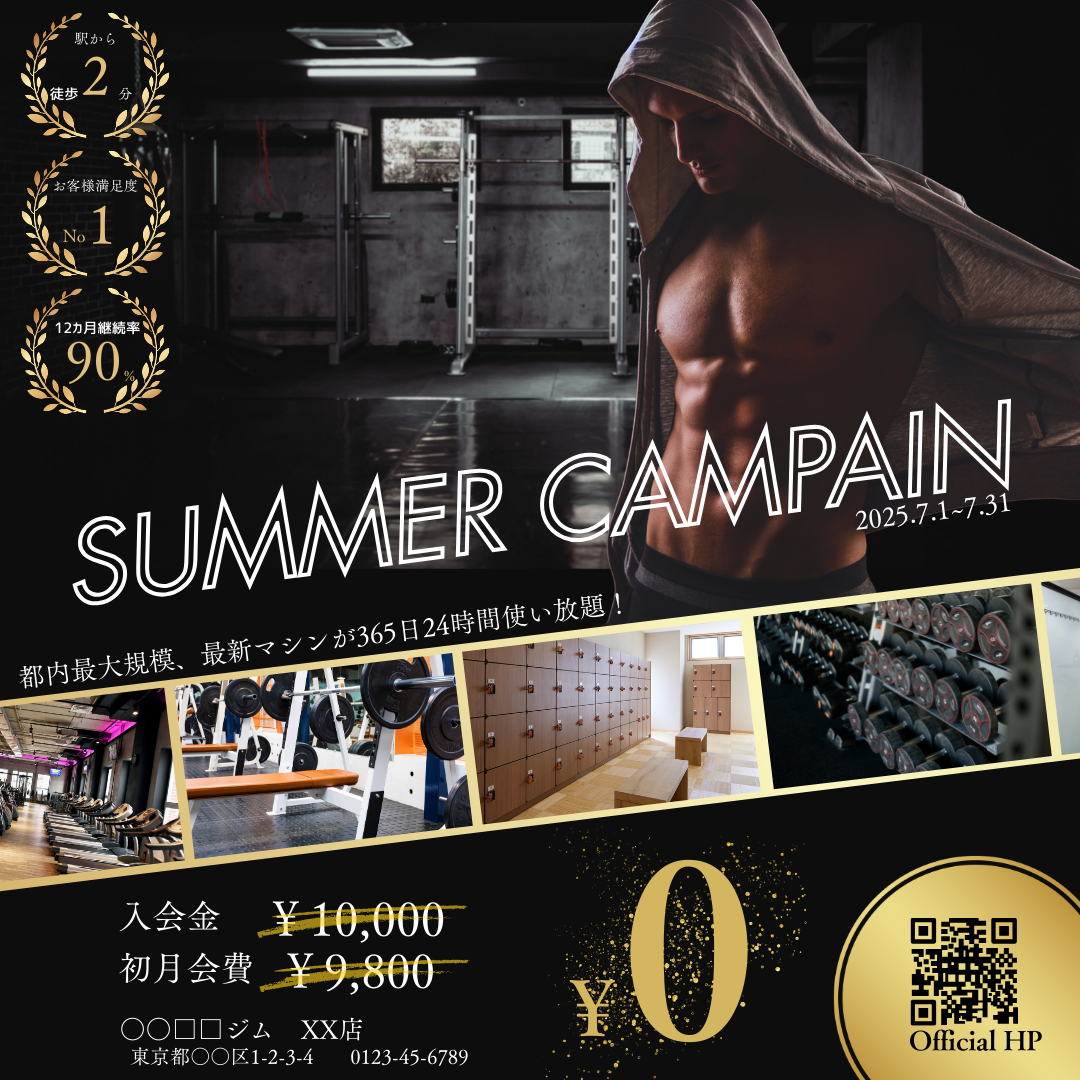 ターゲット：夏に向けて痩せてモテたい都内在住の男性